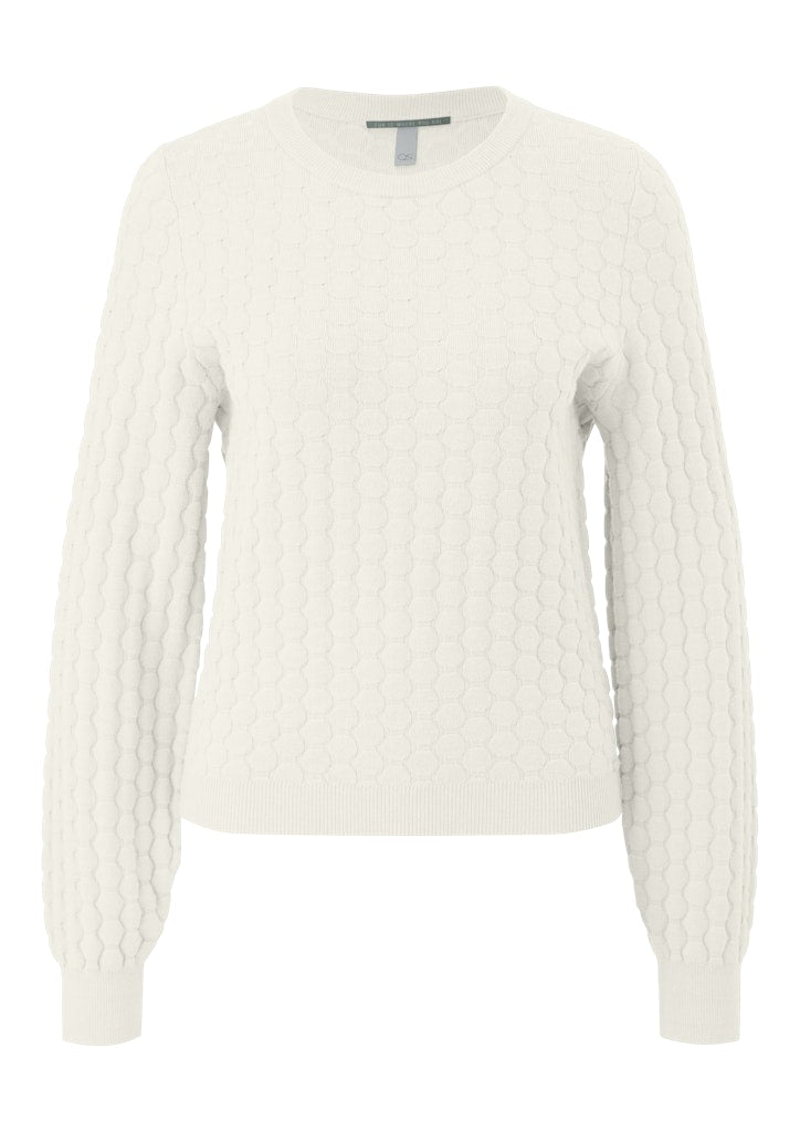 QS by S.Oliver Damen Pullover White
