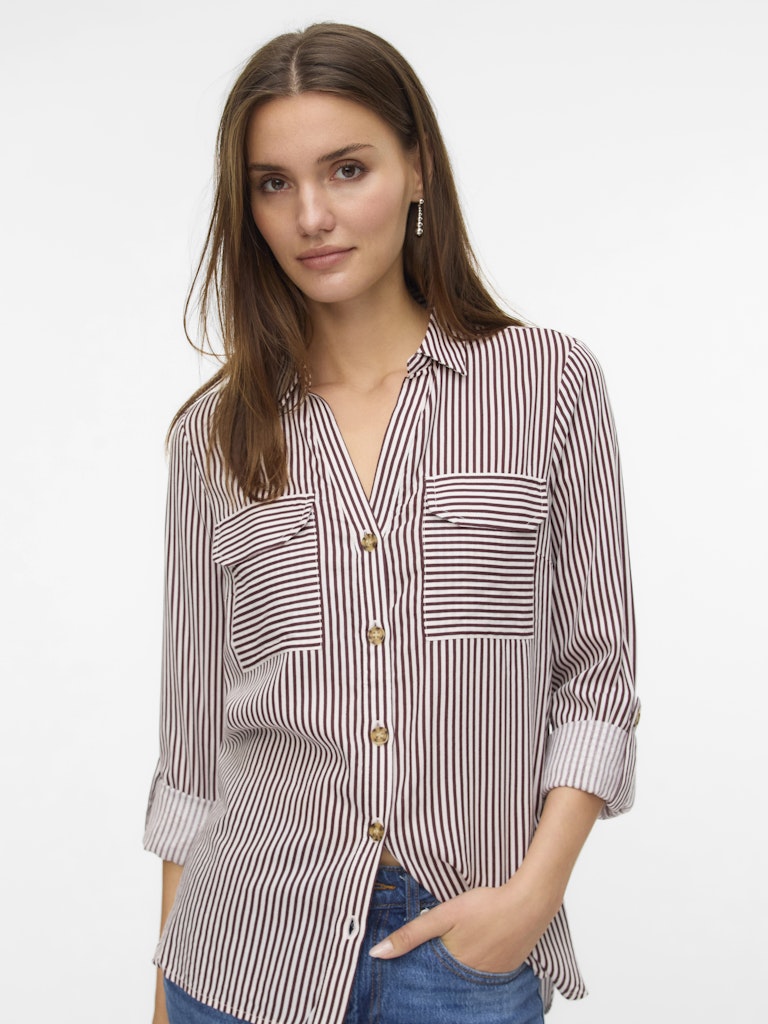 Vero Moda Damen Blusen Winetasting/Sno