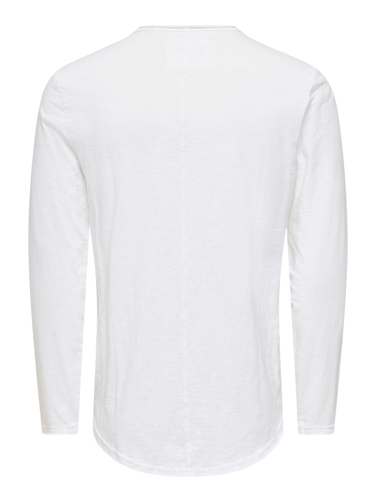 Only & Sons Herren T-Shirts kurz Bright White