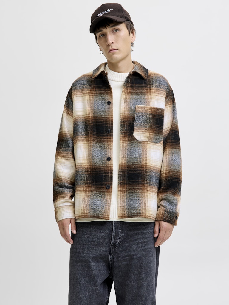 Jack & Jones Herren Hemden lang Monks Robe