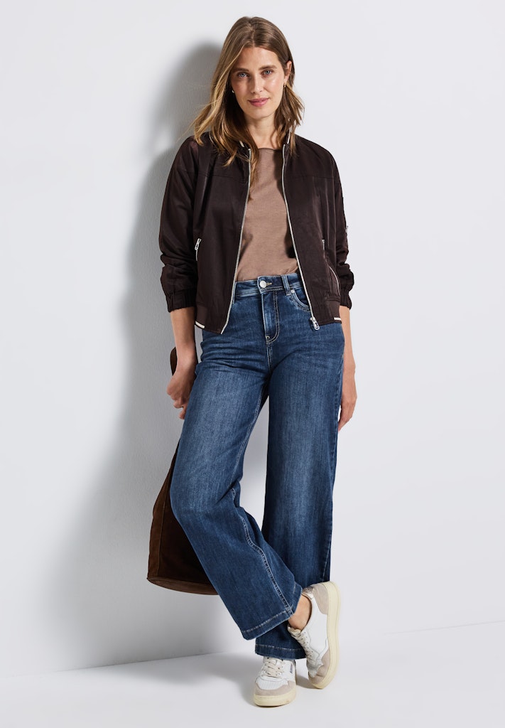 Street One Damen Hosen Mid Blue