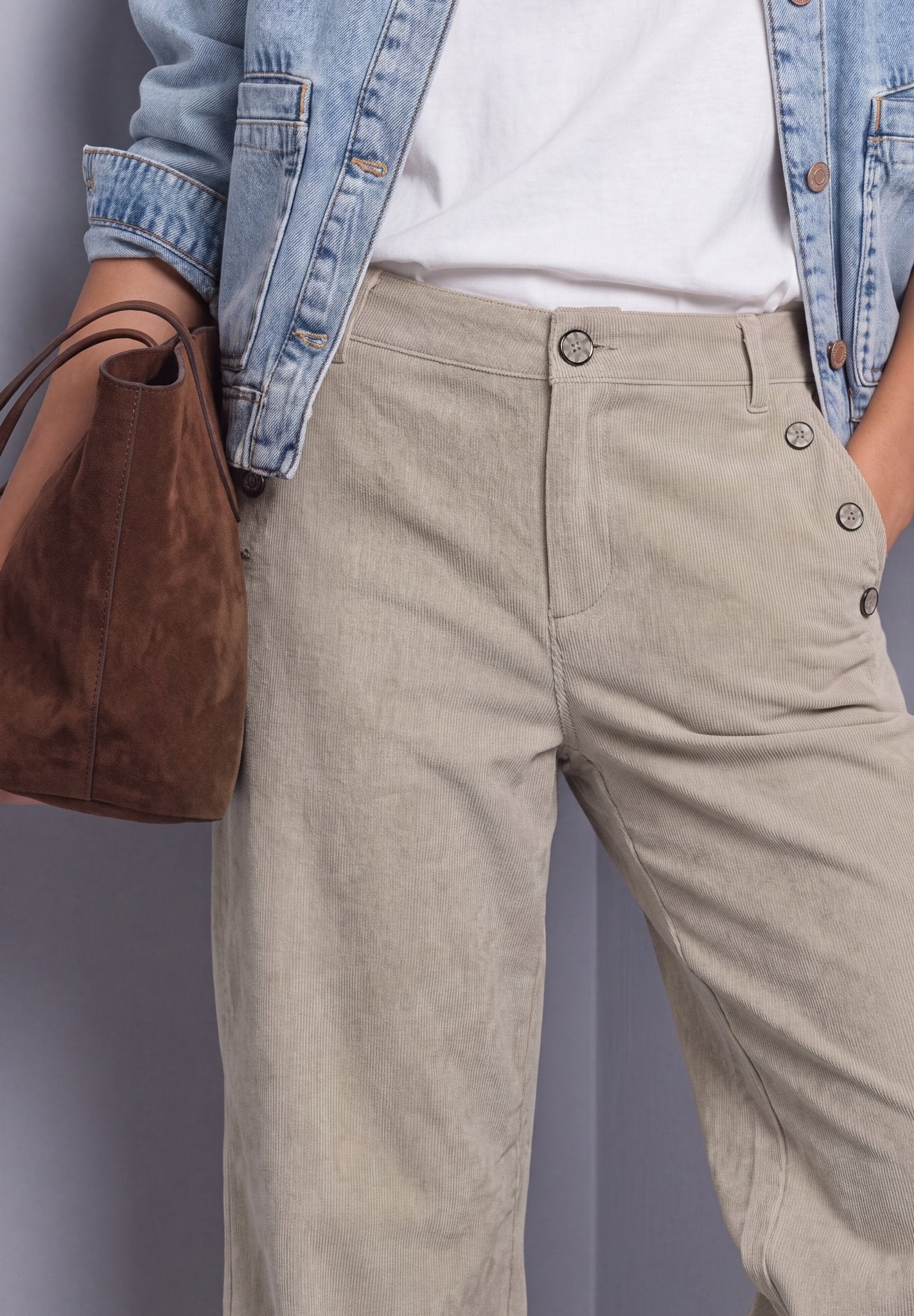Street One Damen Hosen Fading Sa