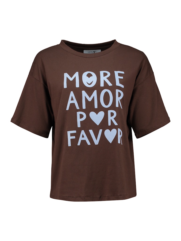 Haily's Damen T-Shirts Dchocolate