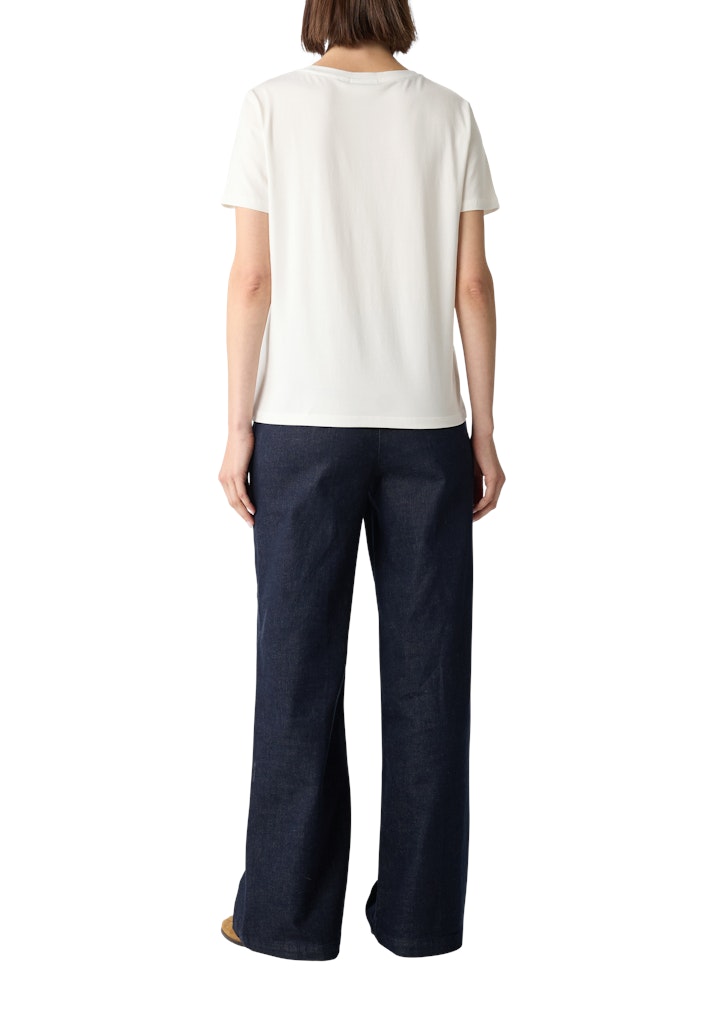 Comma Damen T-Shirts White