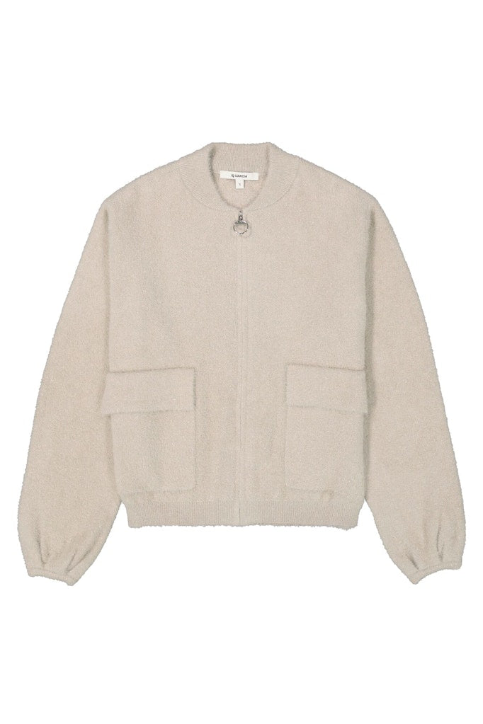 Garcia Damen Strickjacken Feather Grey