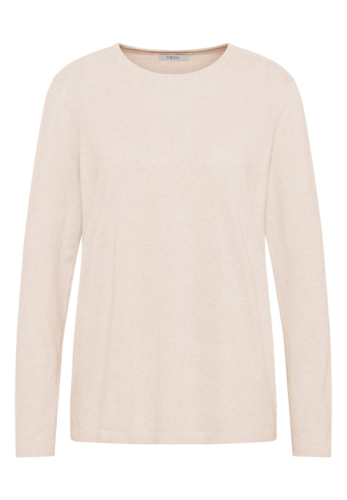 Cecil Damen Pullover Oat Milk