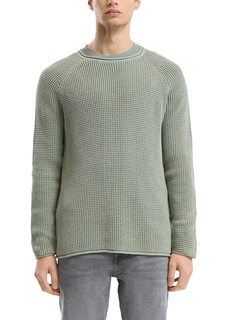 QS by S.Oliver Herren Pullover Green