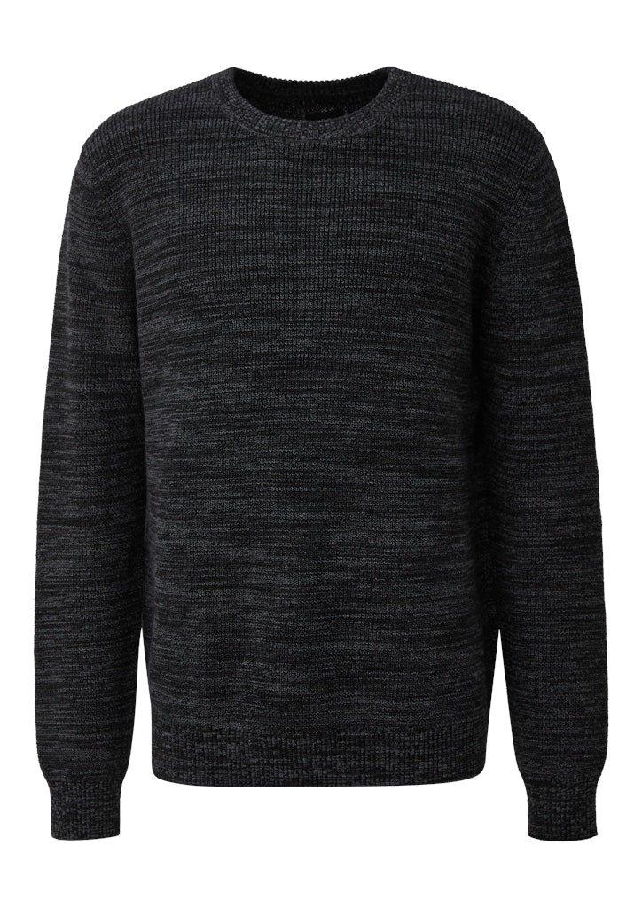 QS by S.Oliver Herren Pullover Grey/Black