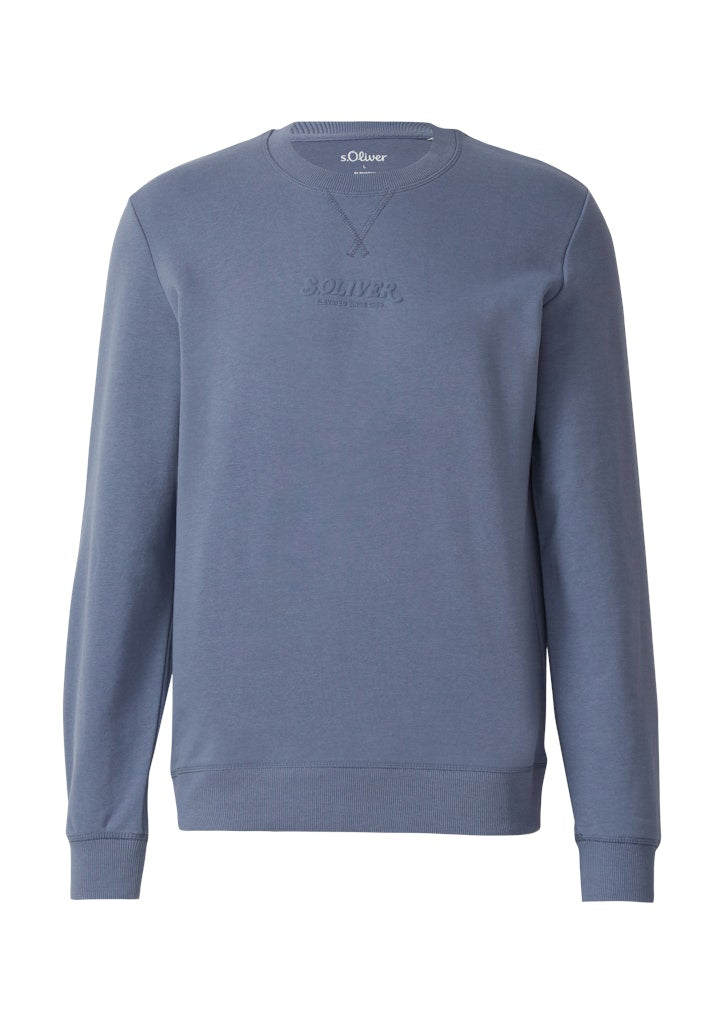 S. Oliver red Herren Sweatshirts Blue