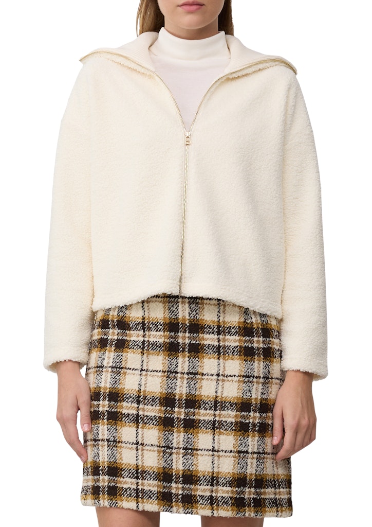 S. Oliver red Damen Sweatjacken White