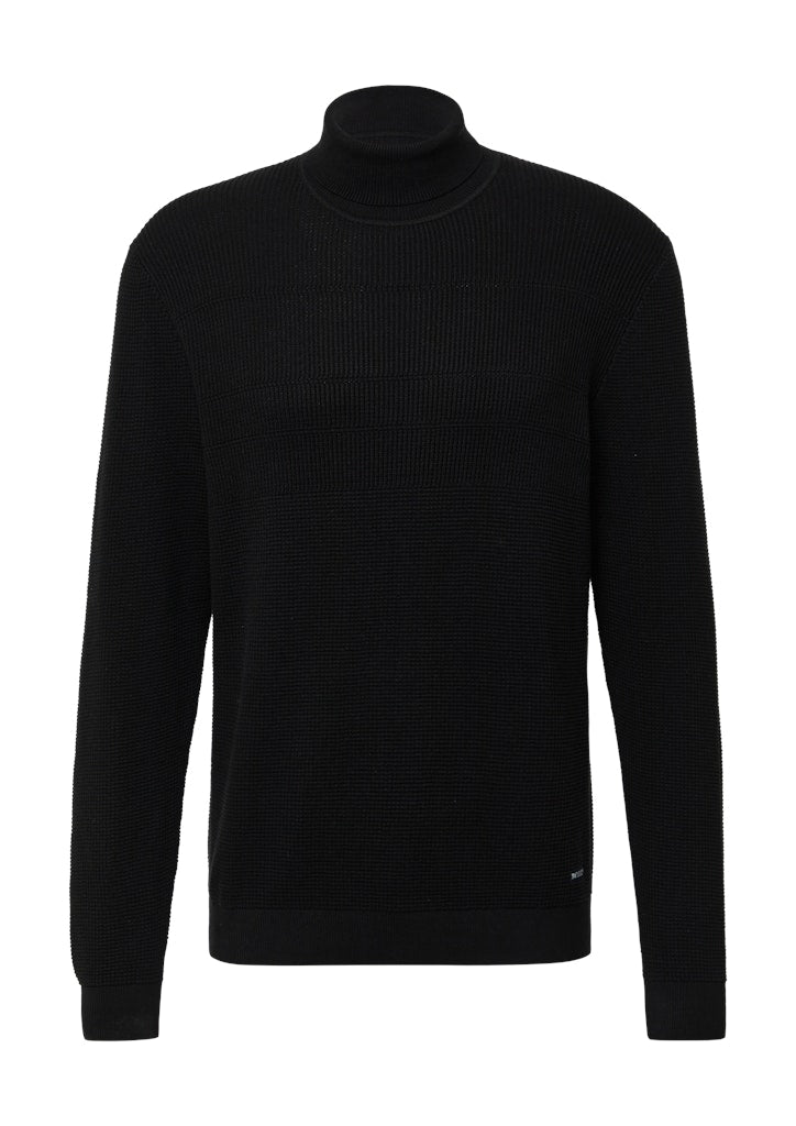 S. Oliver red Herren Pullover Grey/Black