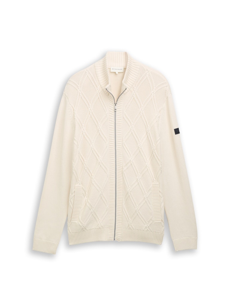 Tom Tailor Herren Pullover Gardenia White