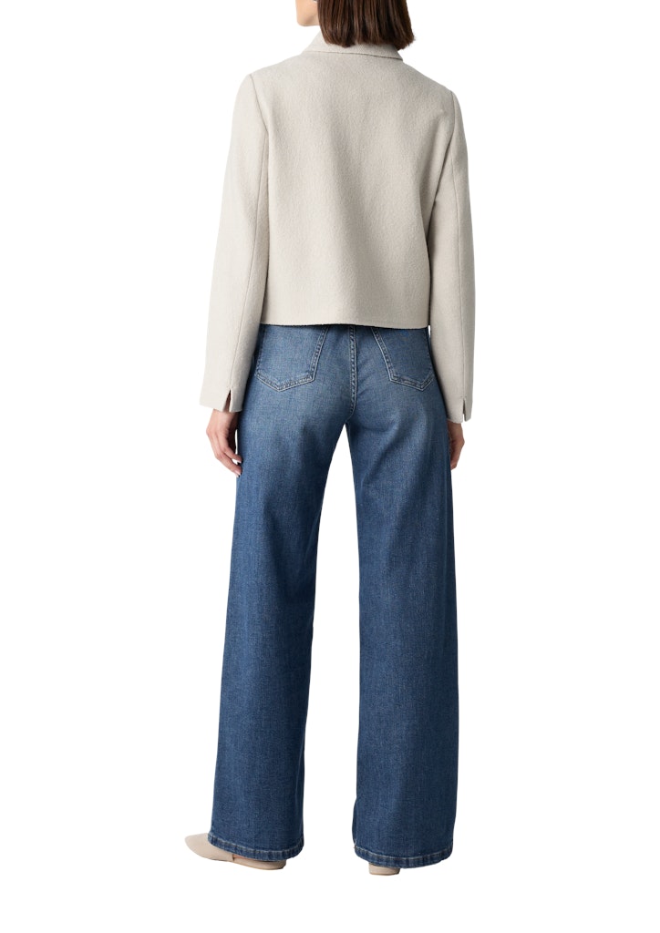 Comma Damen Blazer Grey/Black