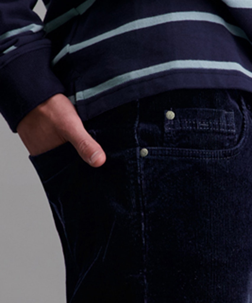 Pioneer Herren Hosen Blue Depth