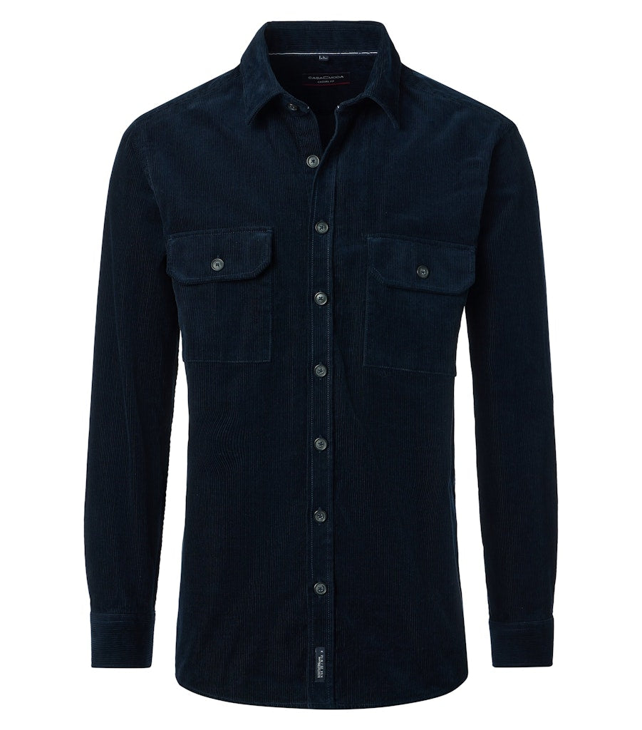 Casa Moda Herren Hemden lang Blau