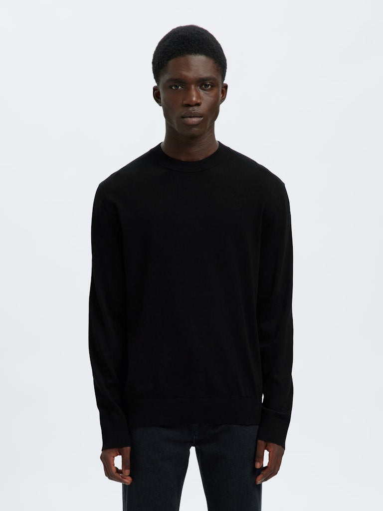 Selected homme Herren Pullover Black