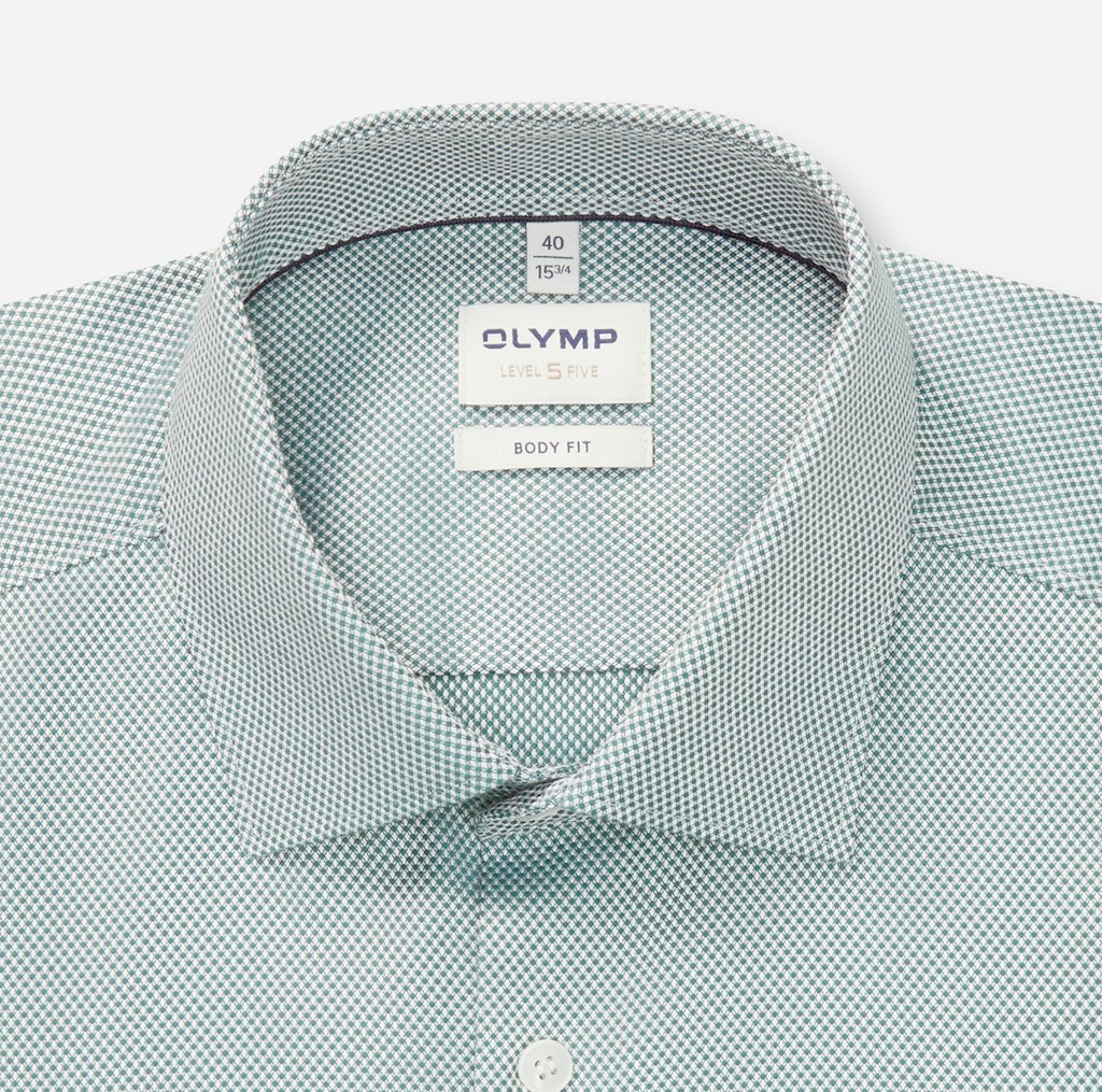 Olymp Herren Hemden lang Dunkelgrõn