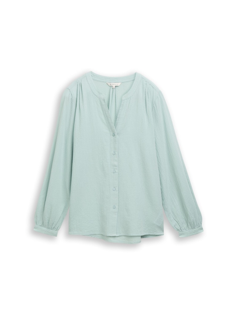 Tom Tailor Damen Blusen White Moss