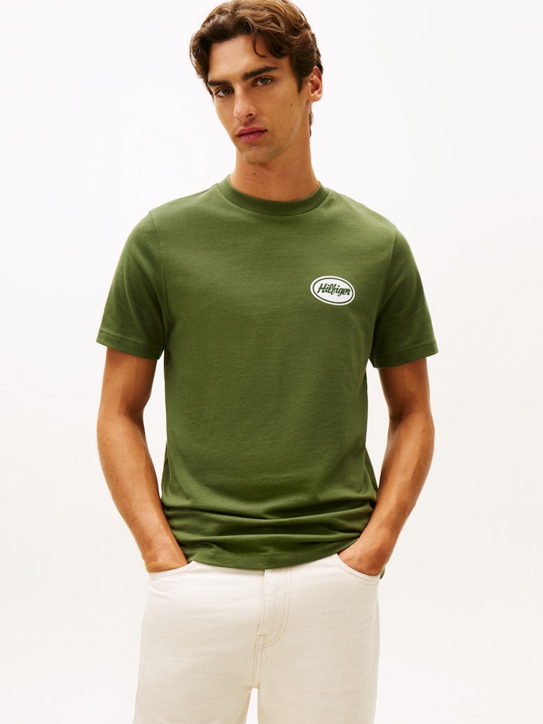 Tommy Hilfiger Herren T-Shirts kurz L Green