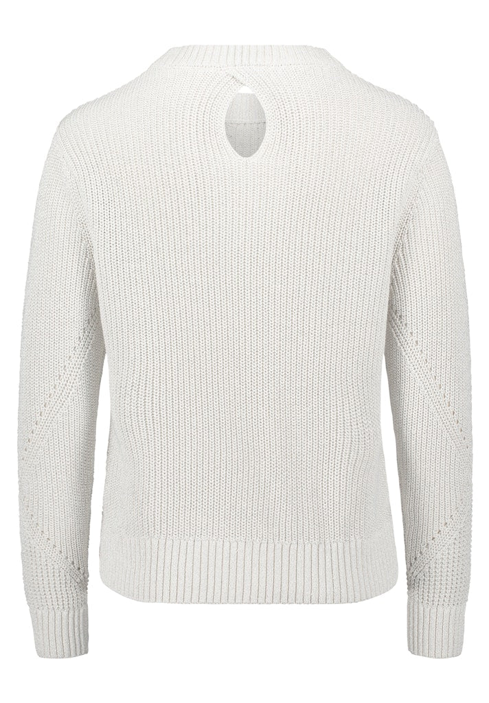 Betty & Co Damen Pullover White Sand