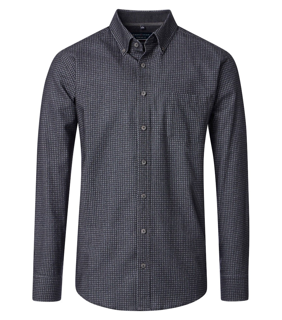 Casa Moda Herren Hemden Anthrazit