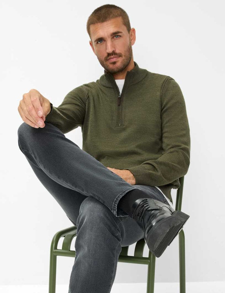 Brax Herren Jeans Grey Used