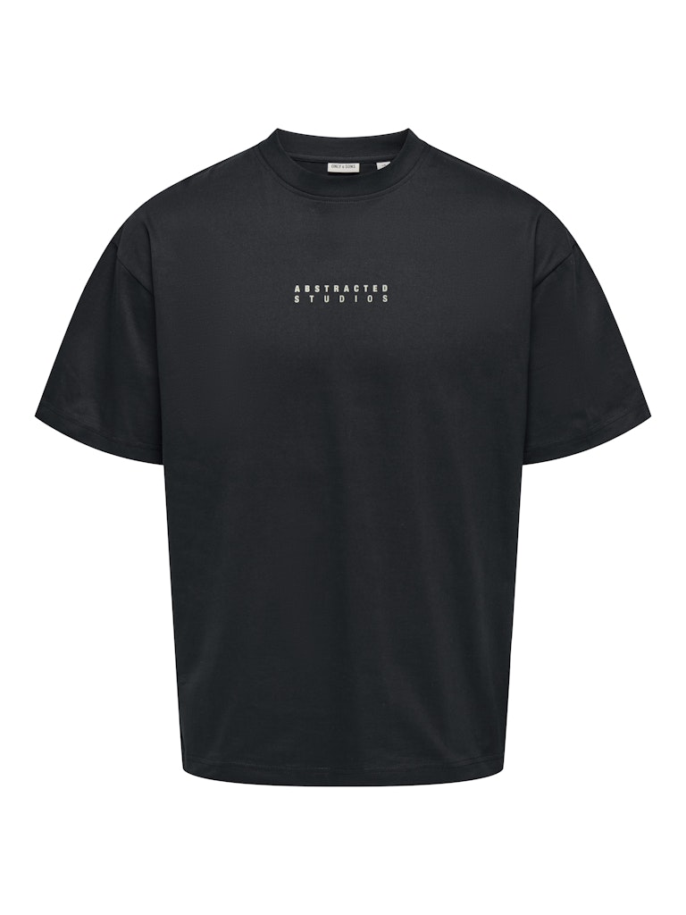 Only & Sons Herren T-Shirts kurz Jet Black/Lost