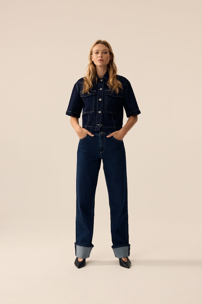 Garcia Damen Jeans Rinsed