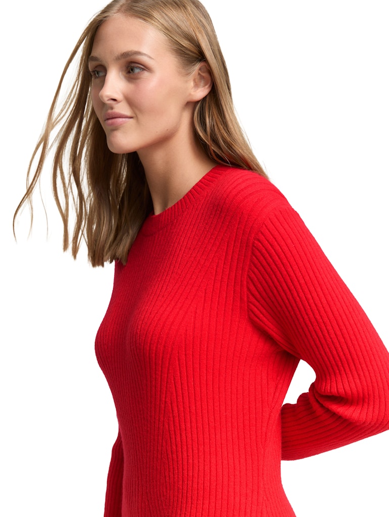 Tom Tailor denim Damen Kleider Brilliant Red