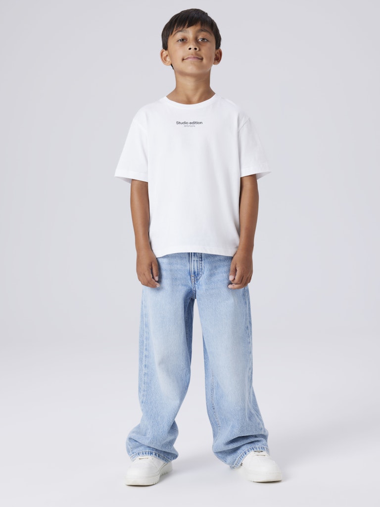 Name it Jungen Hosen & Shorts Light Blue Deni