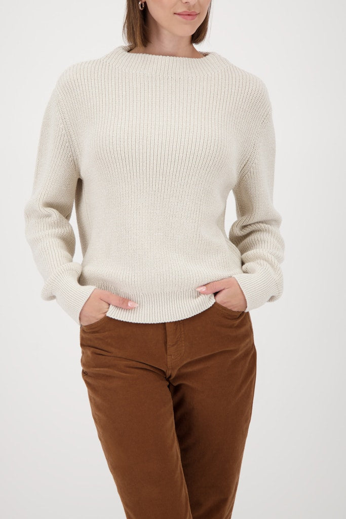 Monari Damen Pullover Almond