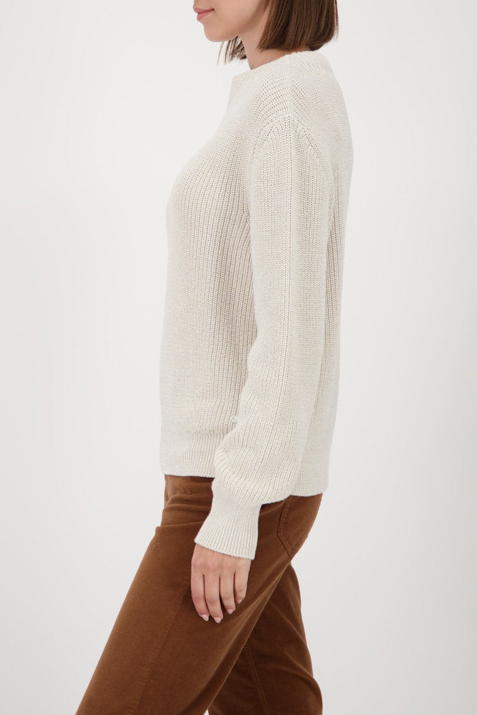 Monari Damen Pullover Almond
