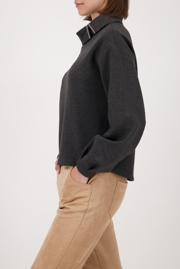 Monari Damen T-Shirts Anthra Mela