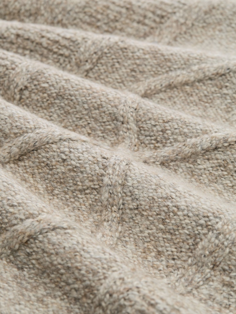 Tom Tailor Herren Pullover Brown Offwhite