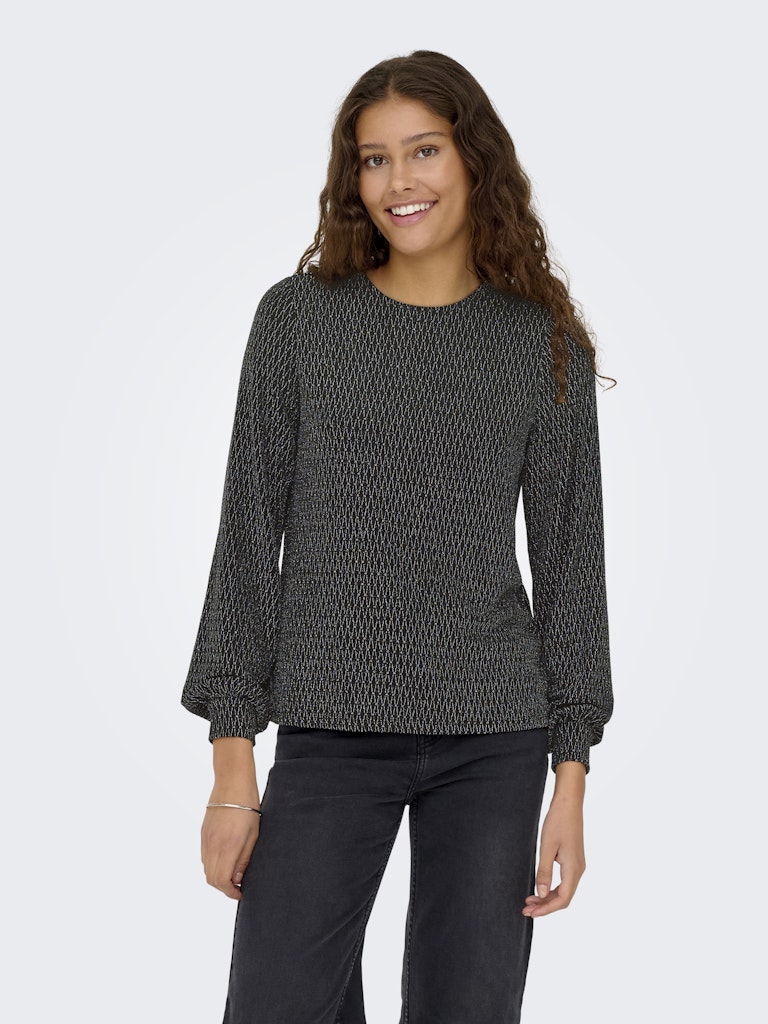 Only Damen Tops Black/Harlekin