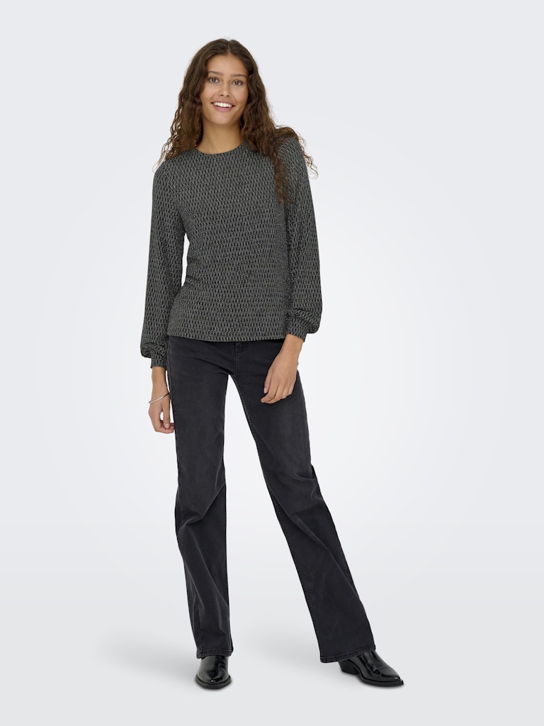 Only Damen Tops Black/Harlekin