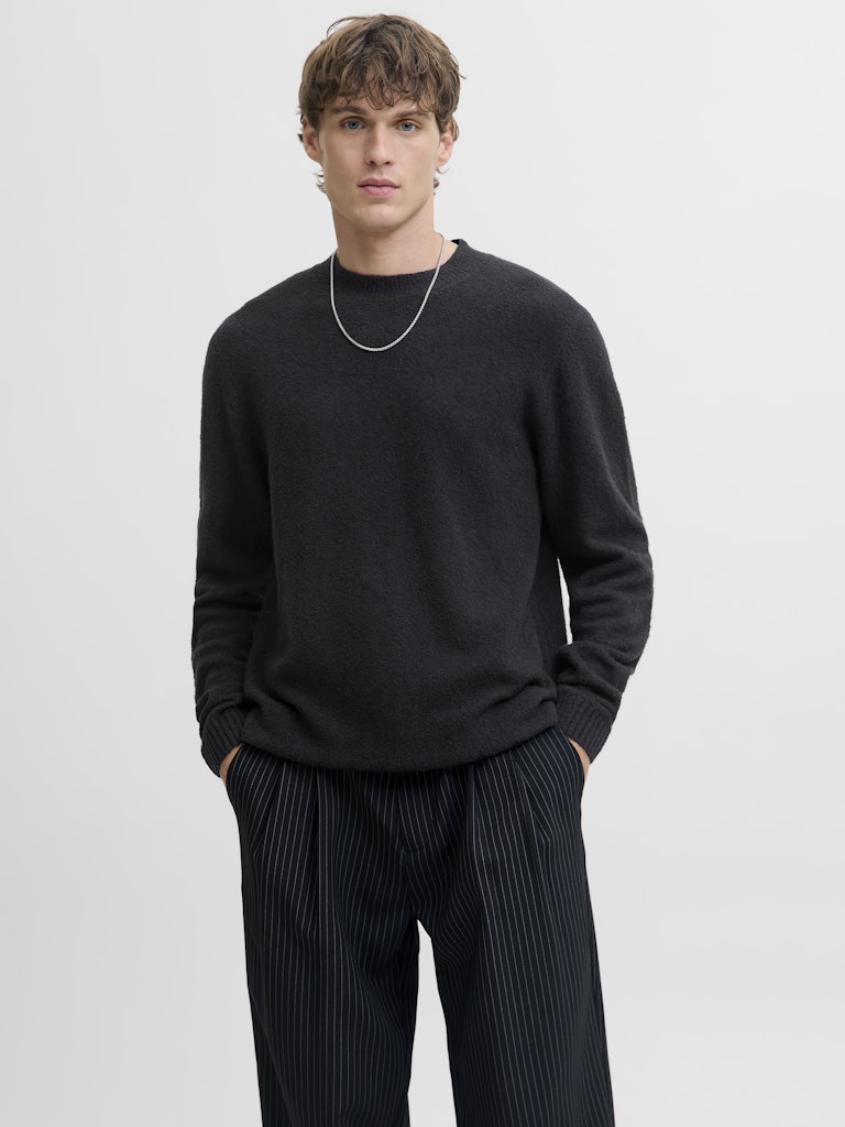 Jack & Jones Herren Polo-Shirts Black/Mock Neck