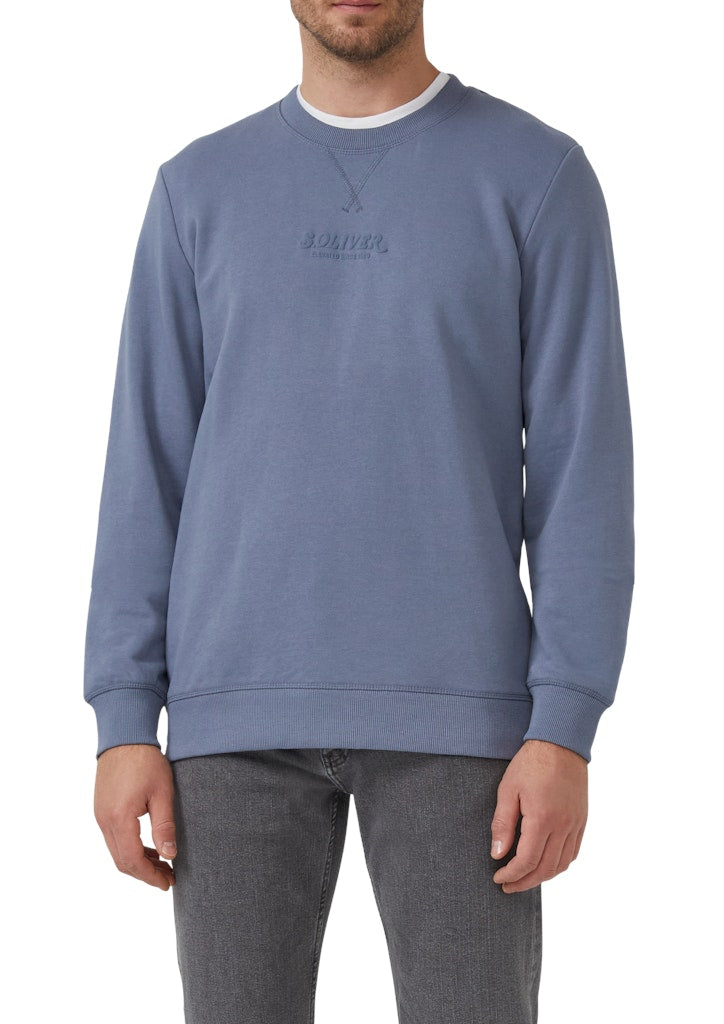 S. Oliver red Herren Sweatshirts Blue