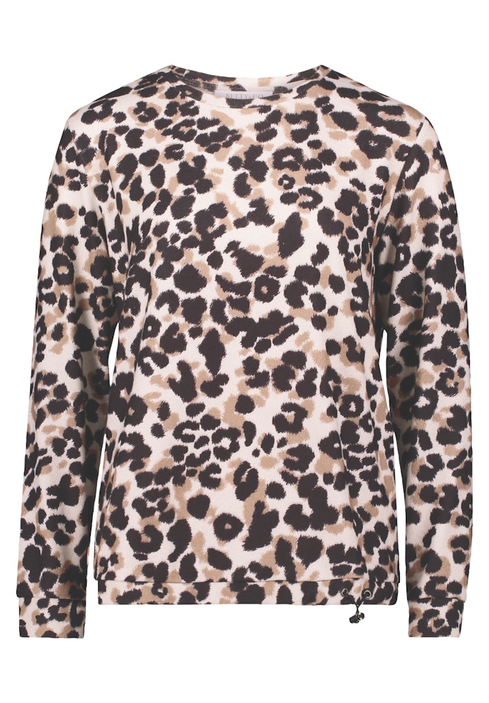 Betty & Co Damen Sweatshirts Beige/Black