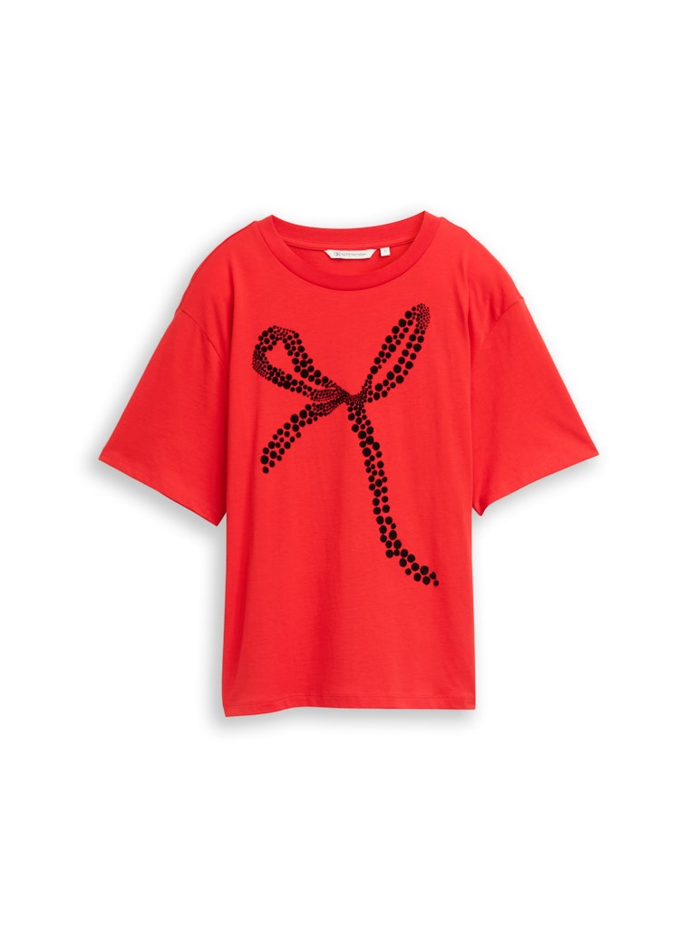 Tom Tailor denim Damen T-Shirts Brilliant Red