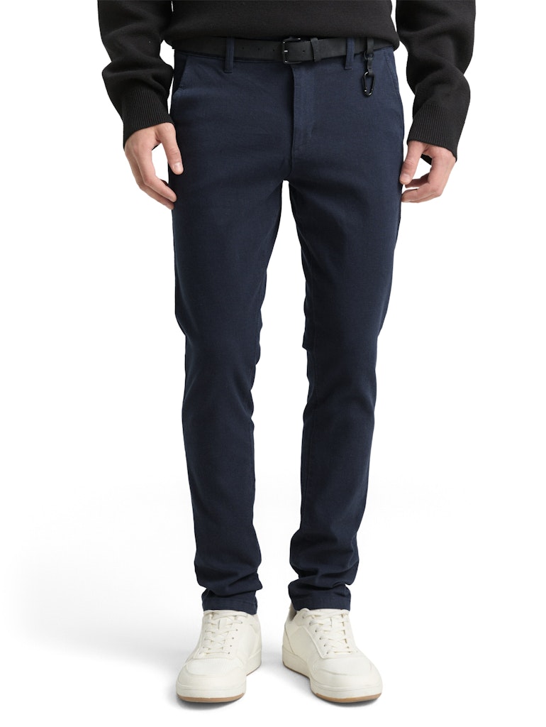 Tom Tailor denim Herren Hosen Navy Dobby Yarn