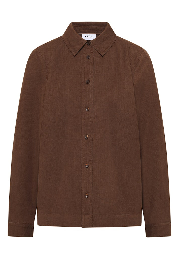 Cecil Damen Blusen Mocha Car