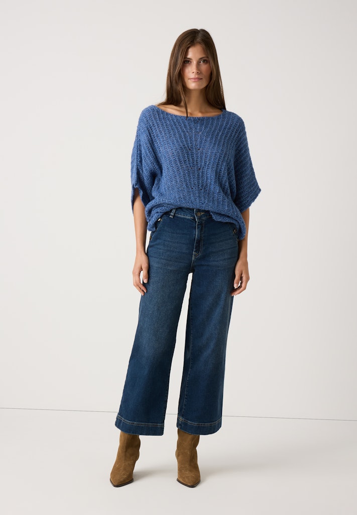 More & More Damen Pullover Blue Cloud