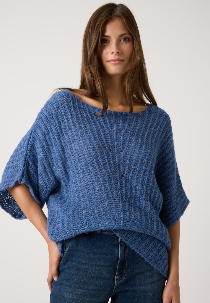 More & More Damen Pullover Blue Cloud