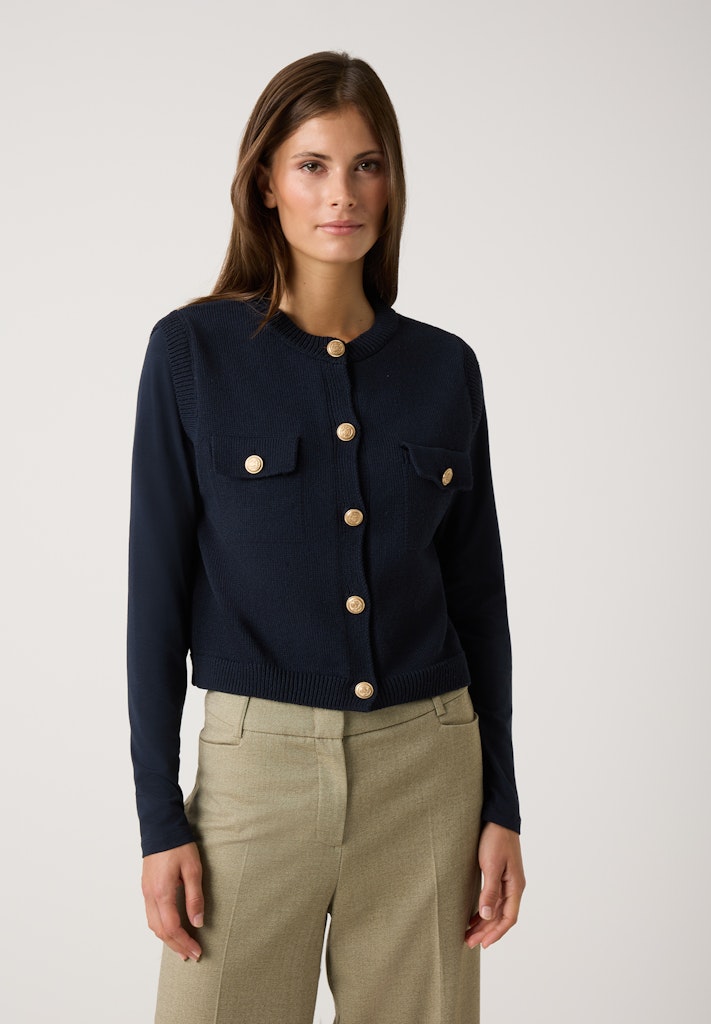 More & More Damen Strickjacken Marine