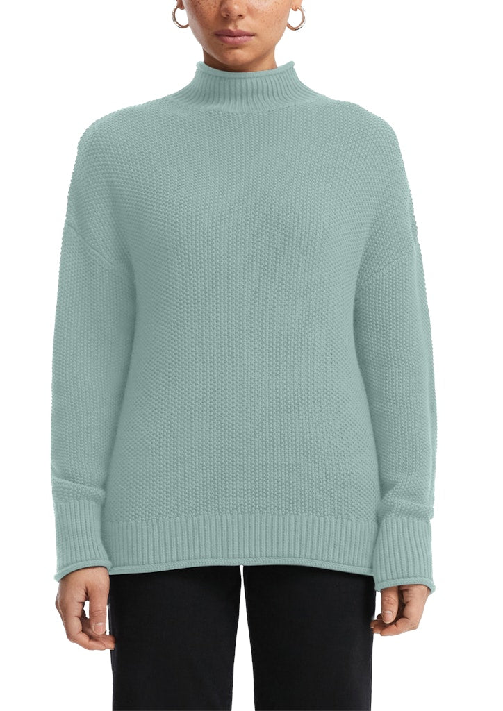 QS by S.Oliver Damen Pullover Blue Green
