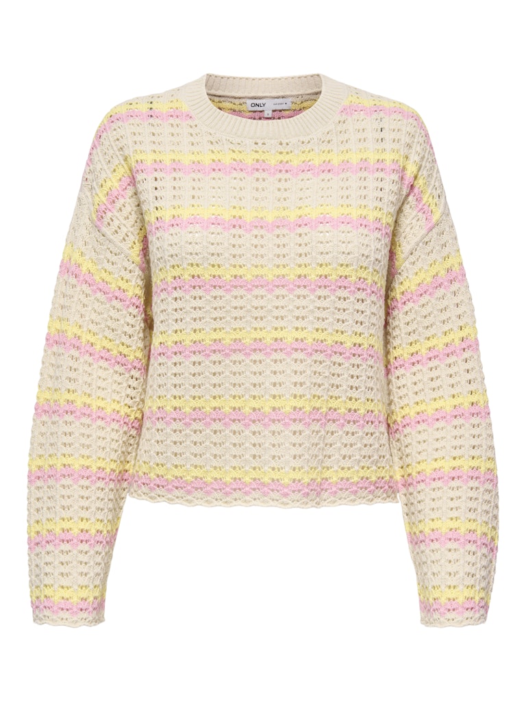 Only Damen Pullover Birch/Sunlight/