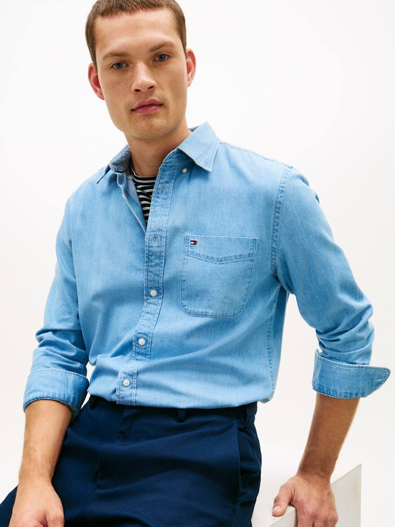 Tommy Hilfiger Herren Hemden A Denim