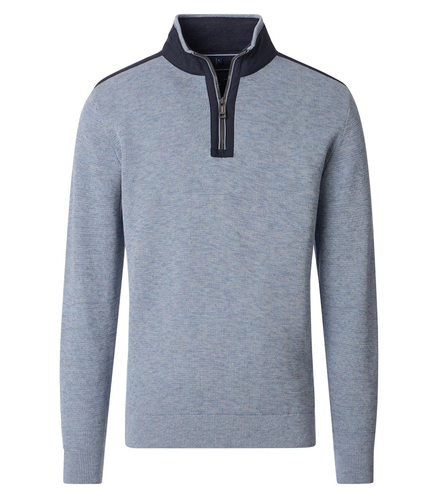 Casa Moda Herren Pullover Aqua Bis Pe