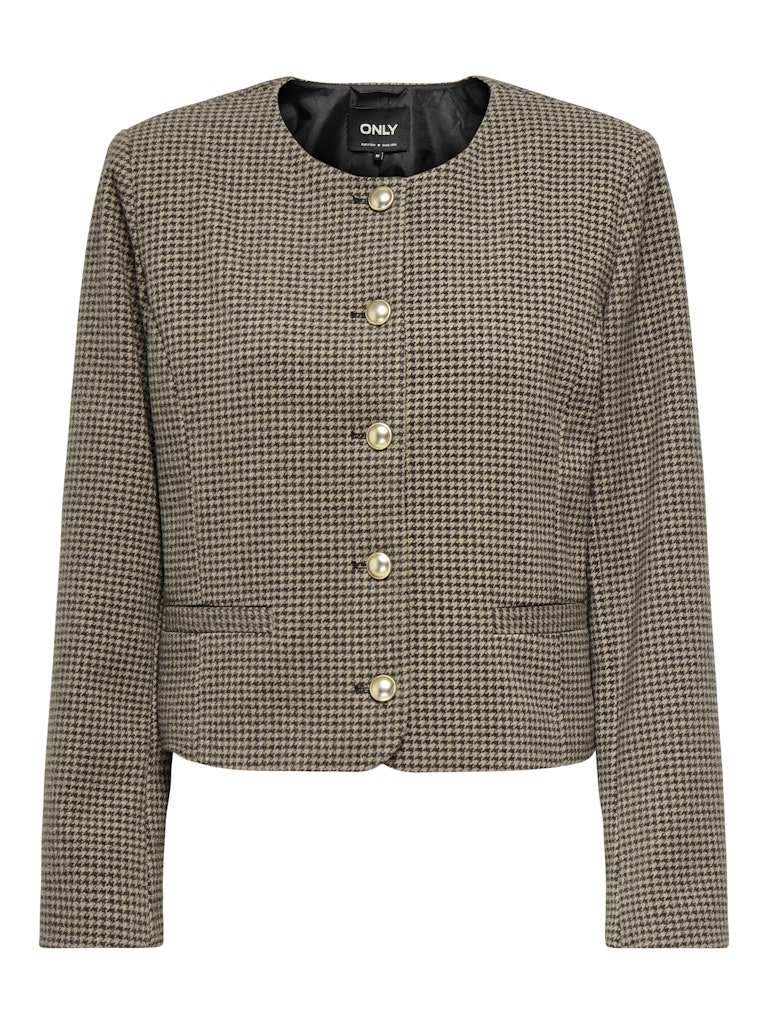 Only Damen Jacken Silver Mink/Hou